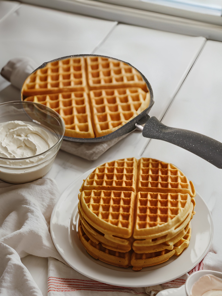 4-Waffle Pan 26 Cm Grey