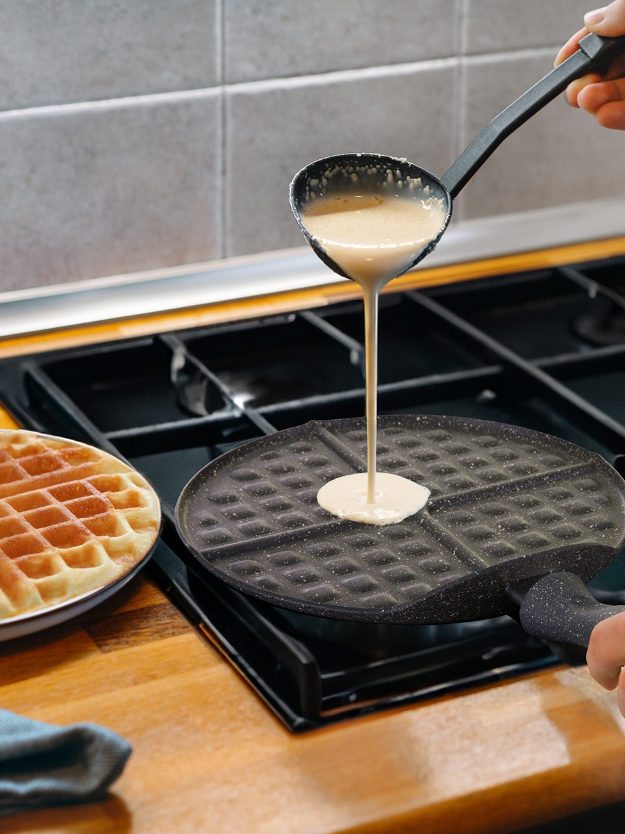 4-Waffle Pan 26 Cm Grey
