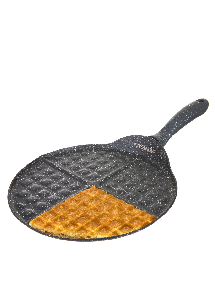 4-Waffle Pan 26 Cm Grey