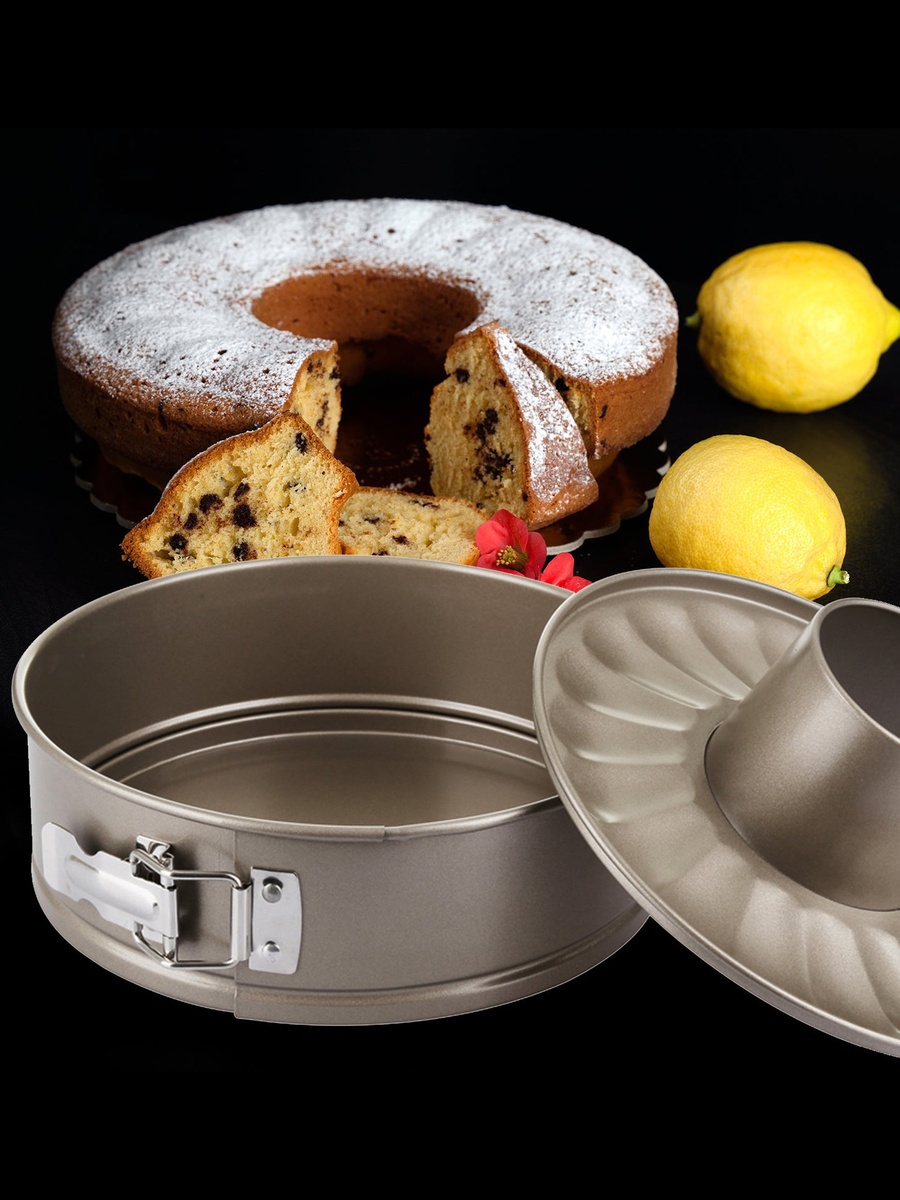 Champagne Springform Pan 2 Bases, 20cm