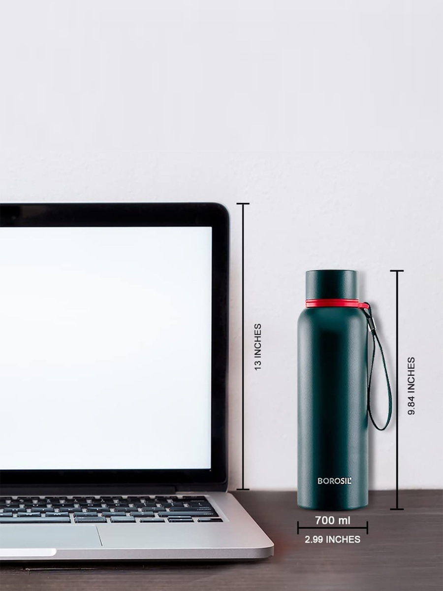 Vacuum Trek Bottle, Black 700Ml
