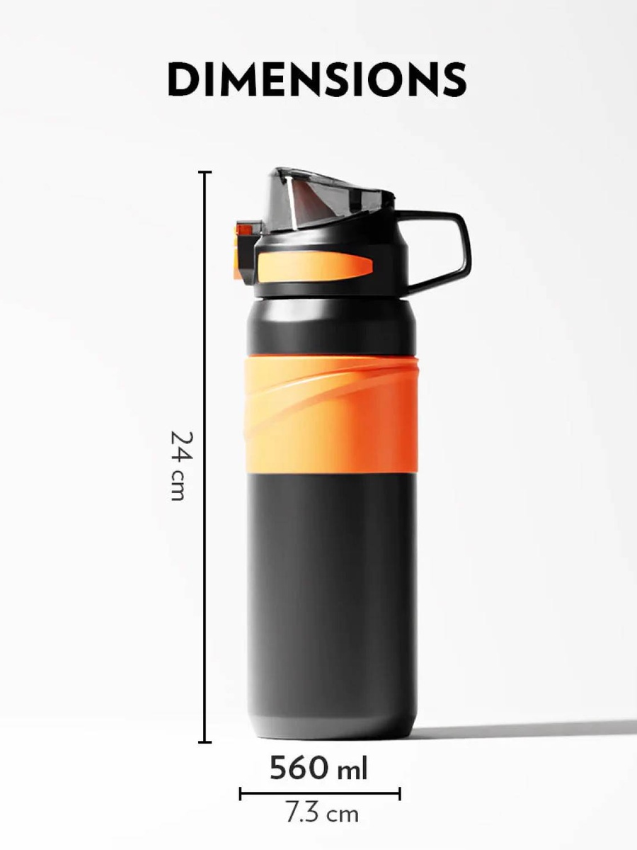 Vacuum Adventure Sipper Bottle, Green 560Ml