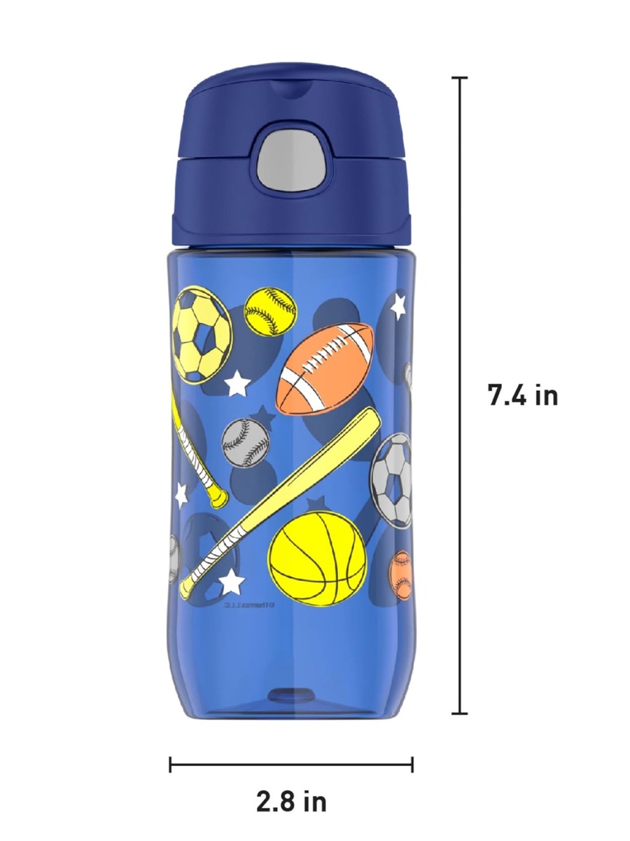 Funtainer Plastic Kids All Sports Bottle 470Ml