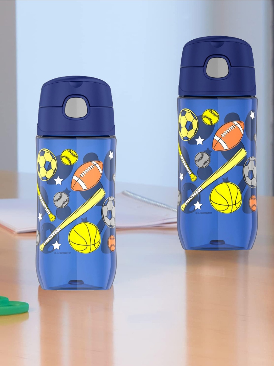 Funtainer Plastic Kids All Sports Bottle 470Ml