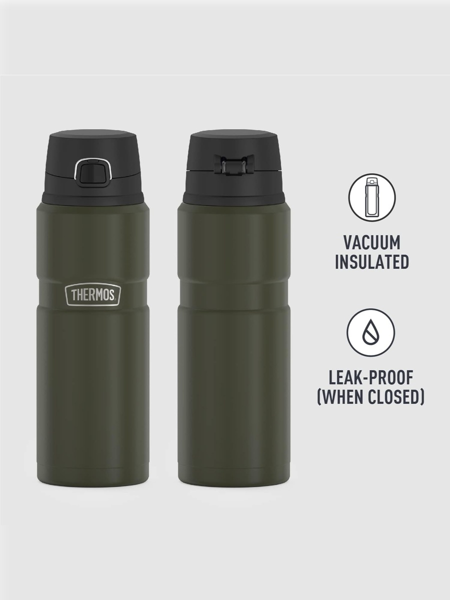 SS Vacuum Insulated Army Green Bottle 710Ml