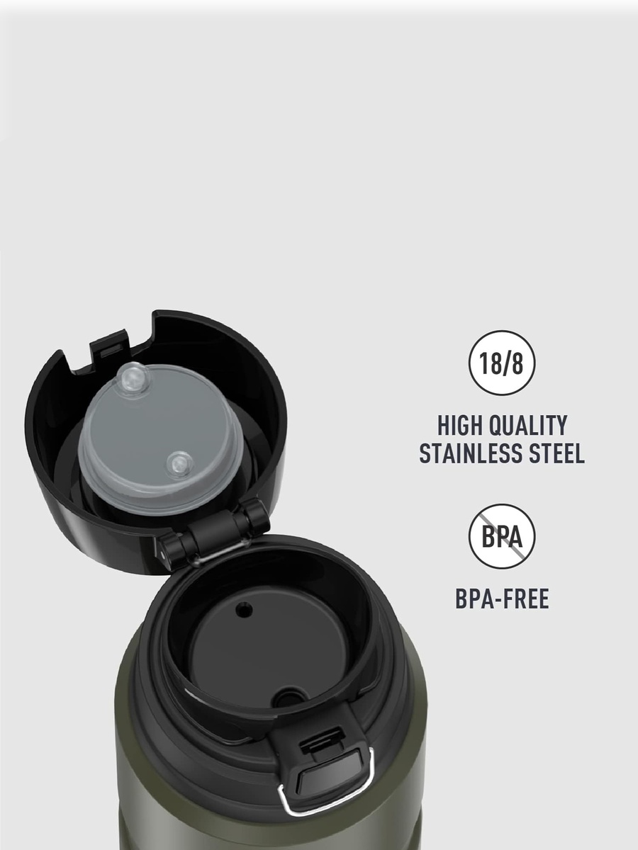 SS Vacuum Insulated Army Green Bottle 710Ml