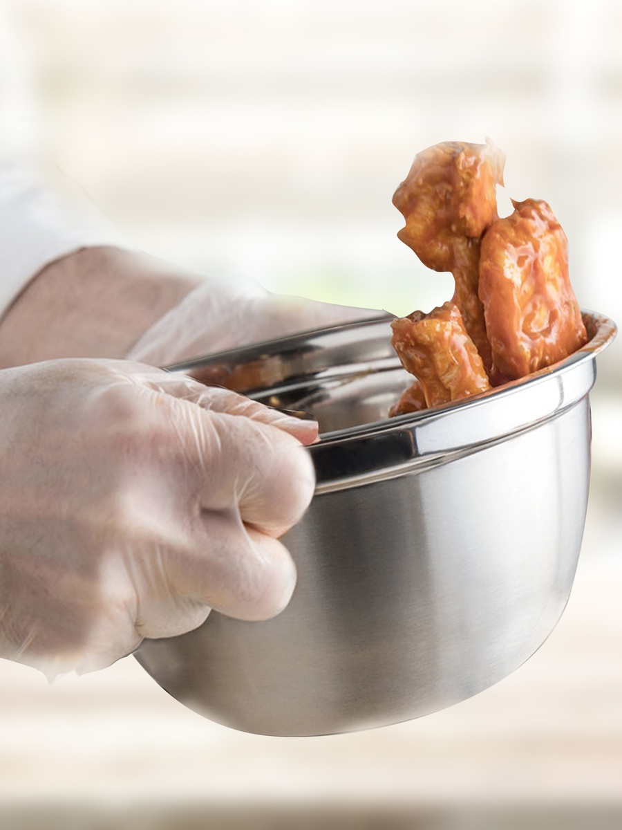 3-Piece Mixing Bowl with Plastic Lid