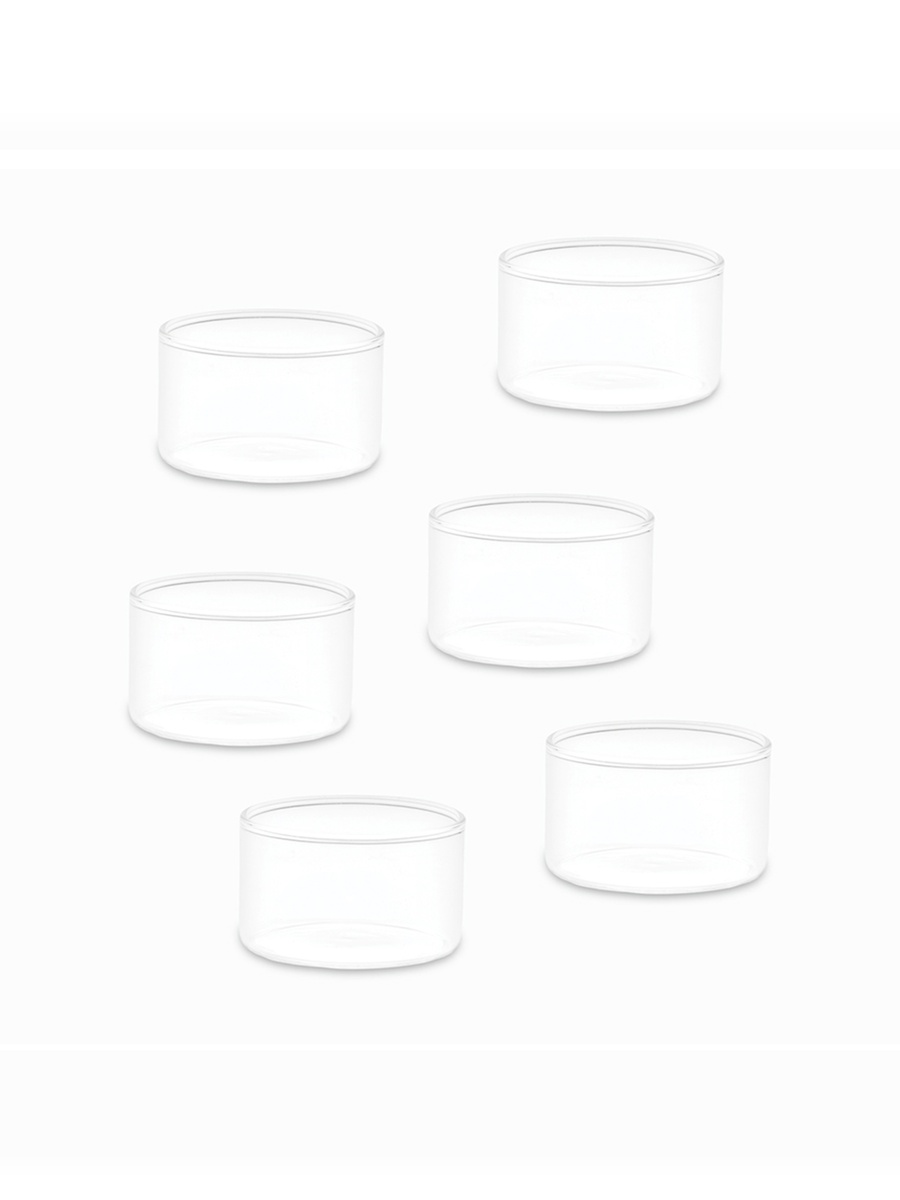 6-Piece Small Glass Bowls (Kattories) 105Ml