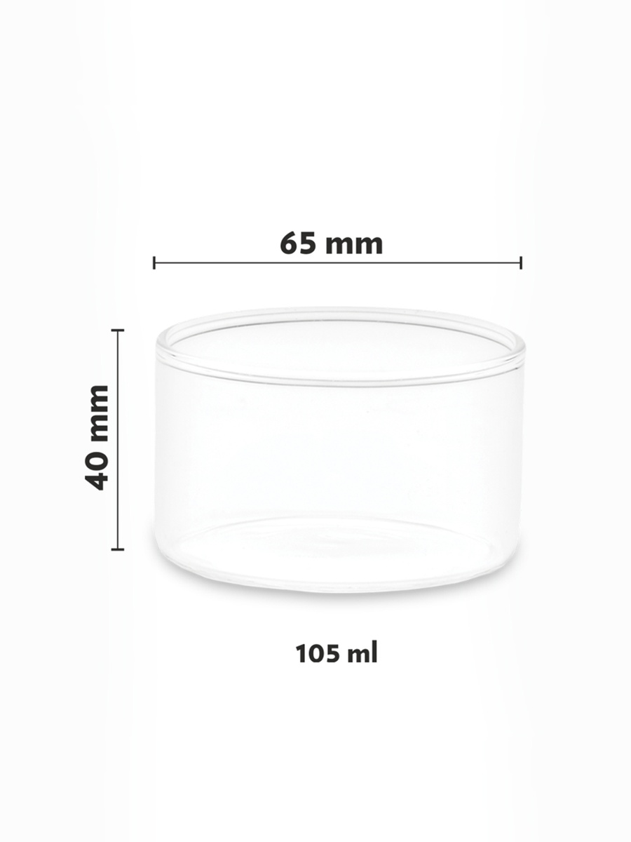 6-Piece Small Glass Bowls (Kattories) 105Ml