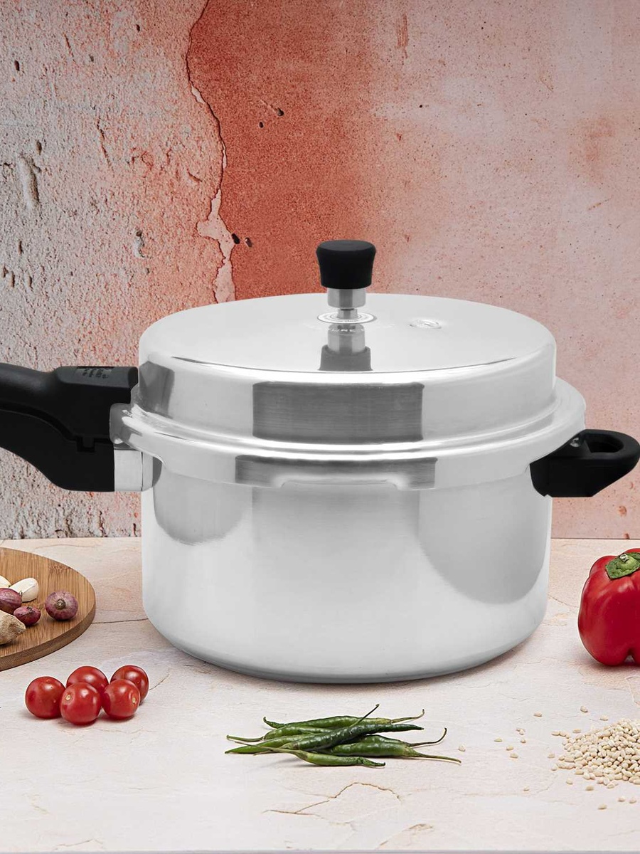 Aluminium Pressure Cooker with Outer Lid, 7.5Ltr