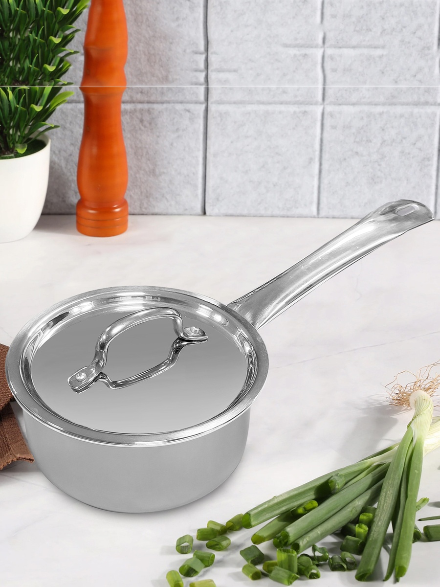 Smart Triply Saucepan With Lid 14 Cm