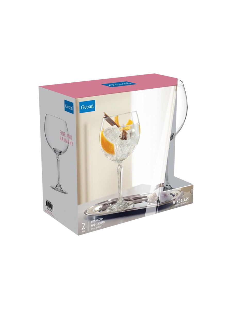 2-Piece Connexion Gin Cocktail Glass Set 600 Ml