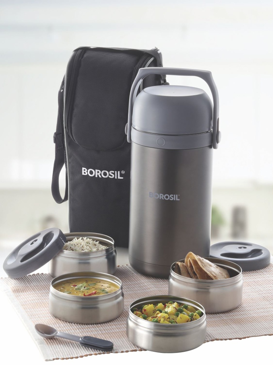 4-Layer Hot N Fresh Lunch Box with Bag