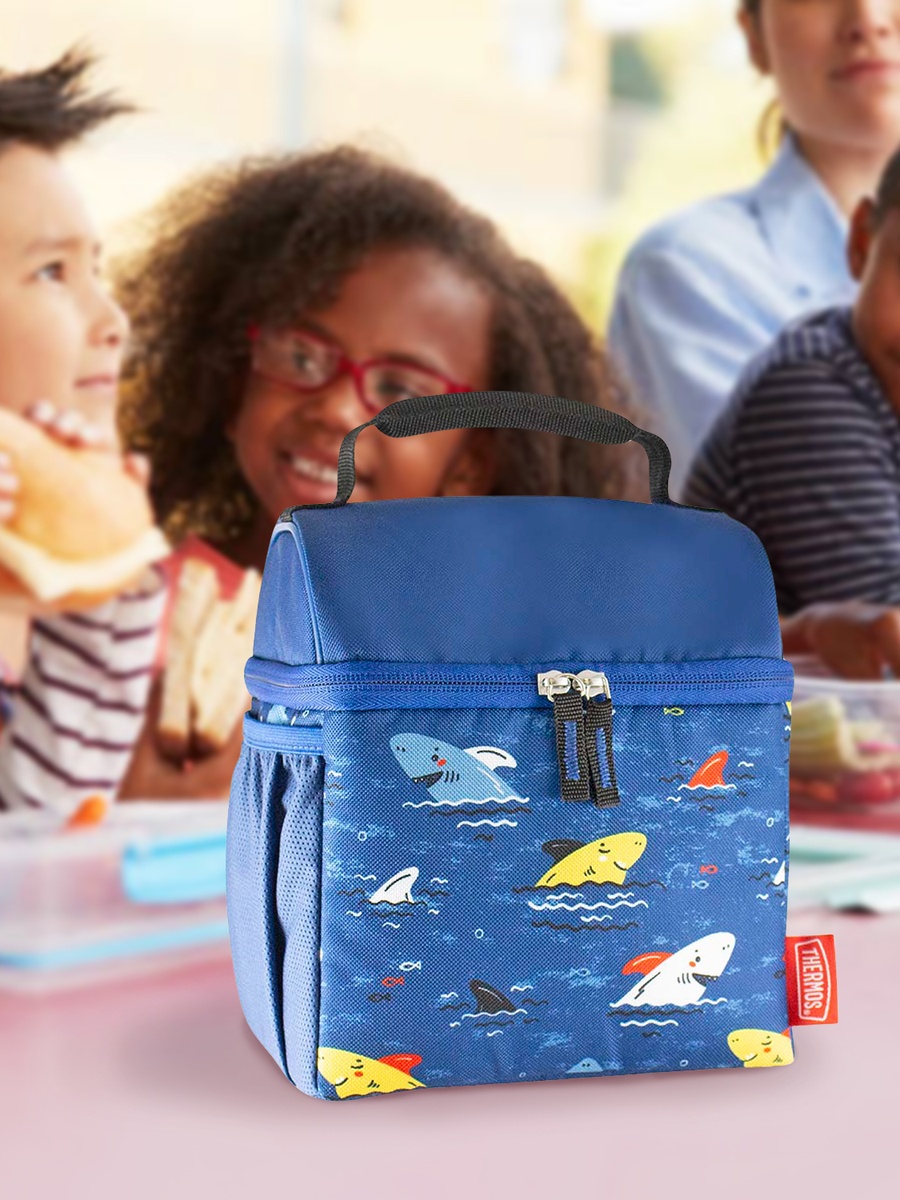 Standard Pop Top Lunch Bag - Sharks