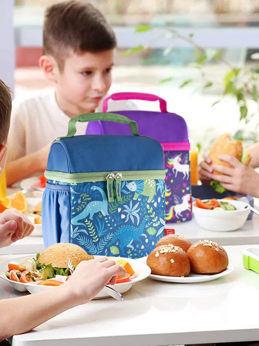 Standard Pop Top Lunch Bag - Dinosaur Kingdom