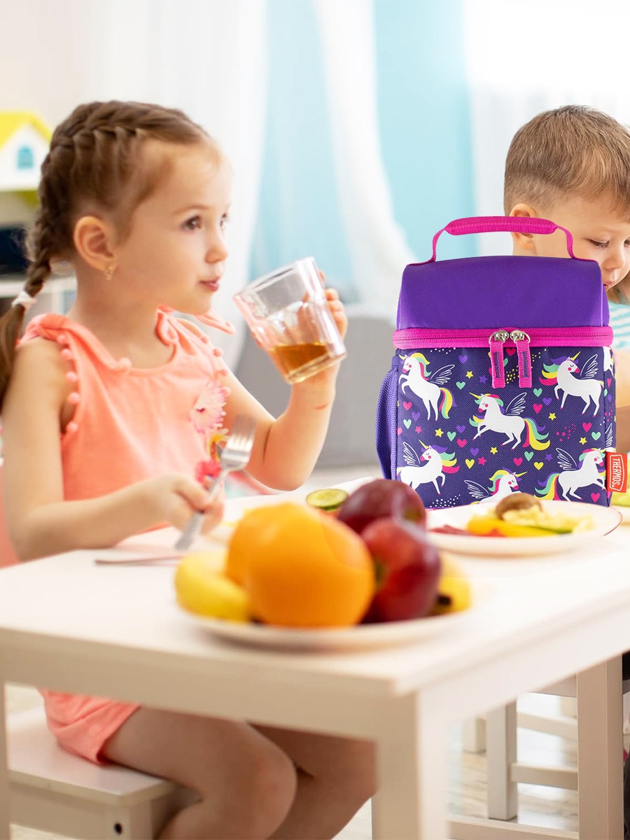 Standard Pop Top Lunch Bag - Unicorns