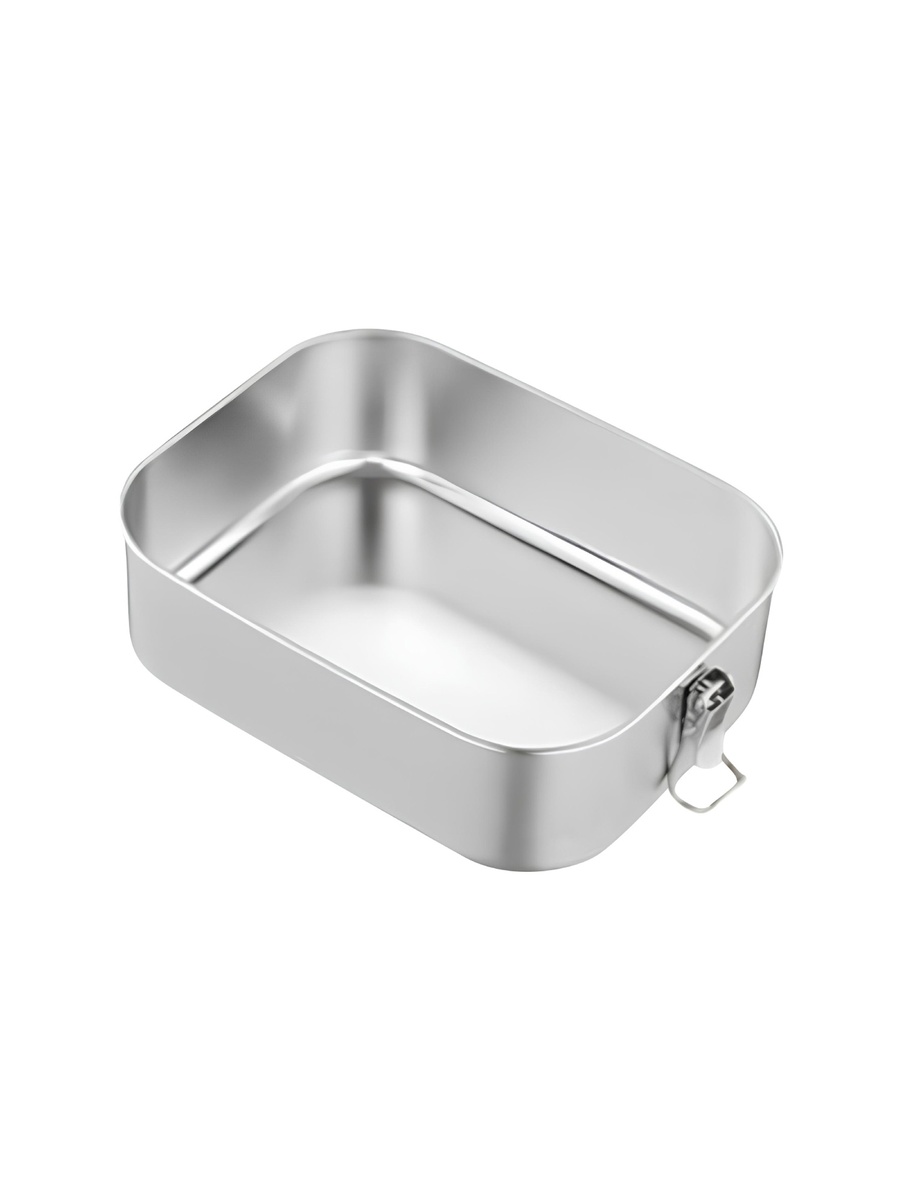 Kids Stainless Steel Rectangular Lunch Box, 1000ml