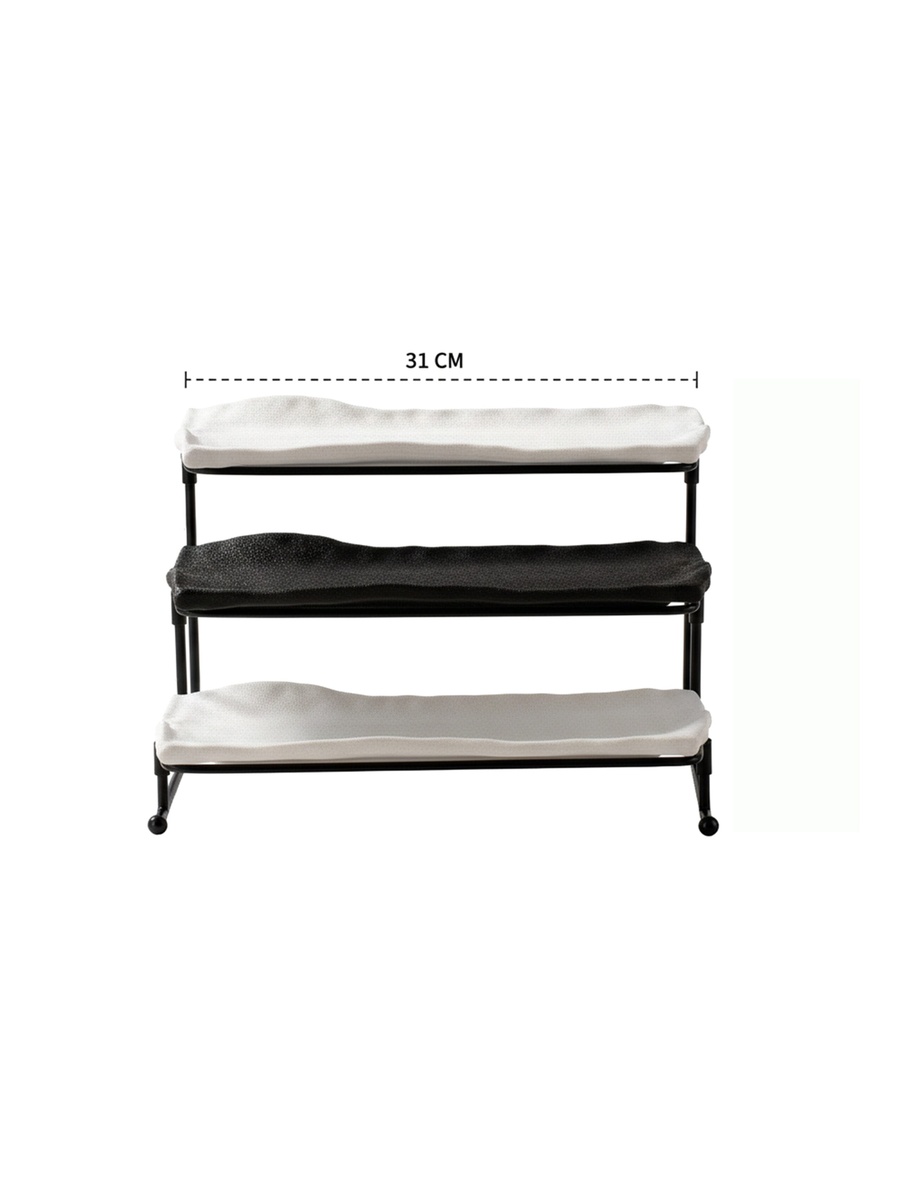 3-Tier Porcelain Serving Stand