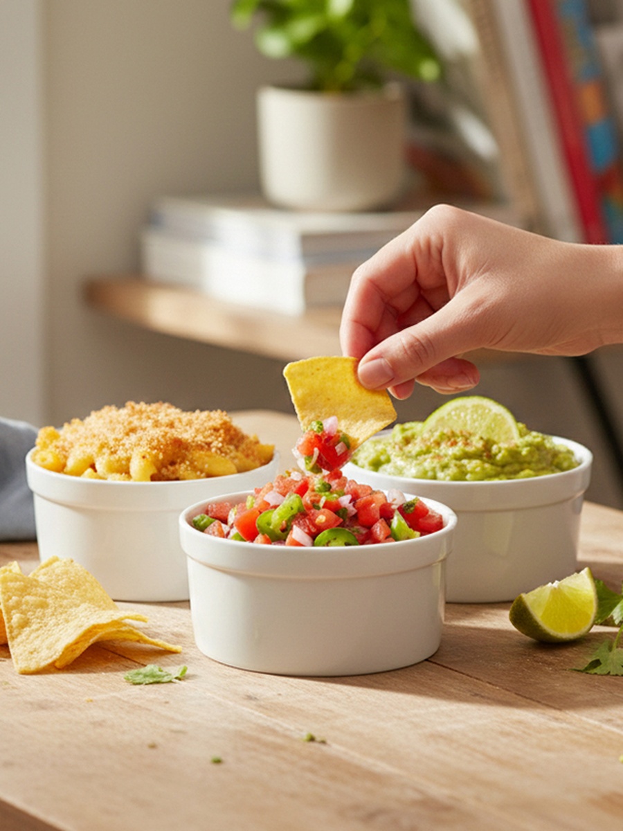 3-Piece Porcelain Bowl Set, 12cm