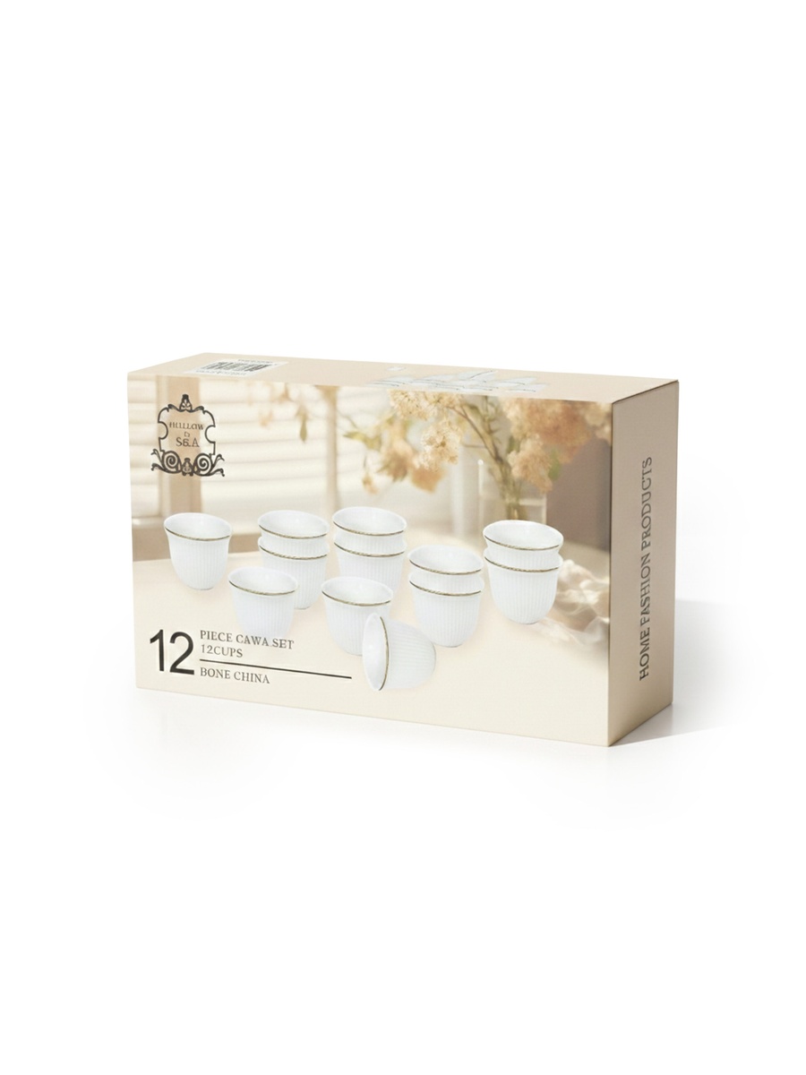 12-Pieces Arabic Gahwa and Espresso Cup, 90ml