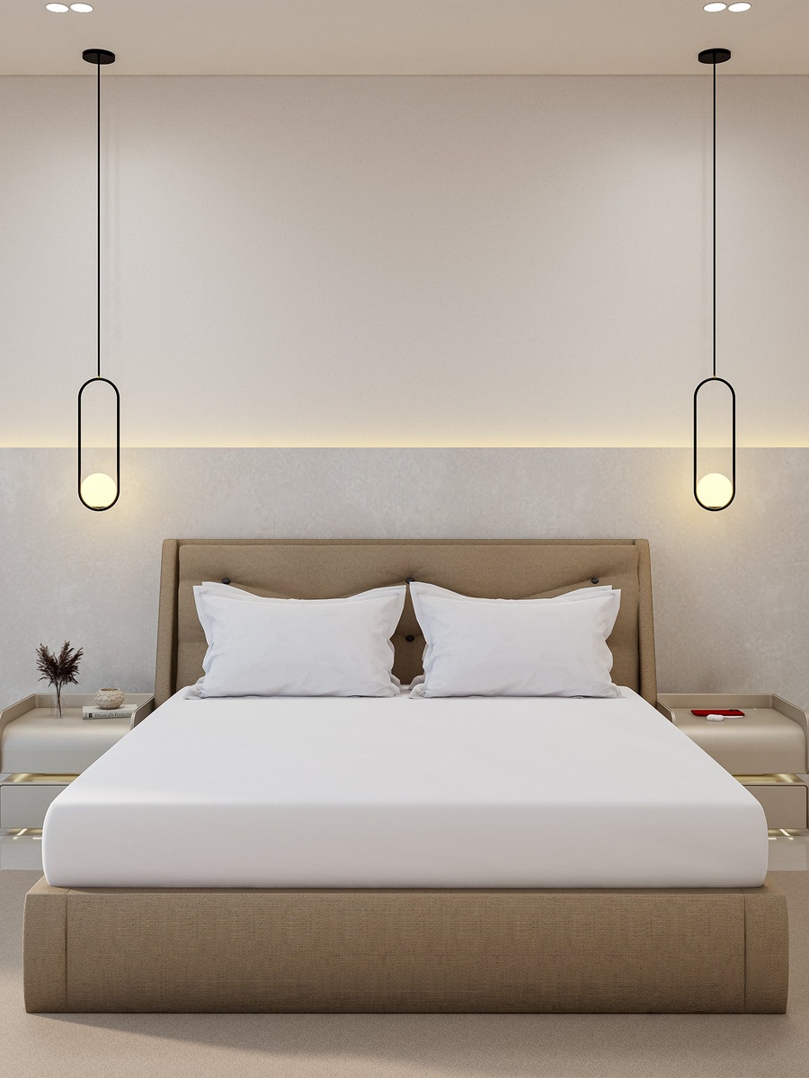 500 Thread Count 100% Egyptian Cotton Sateen Fitted Sheet