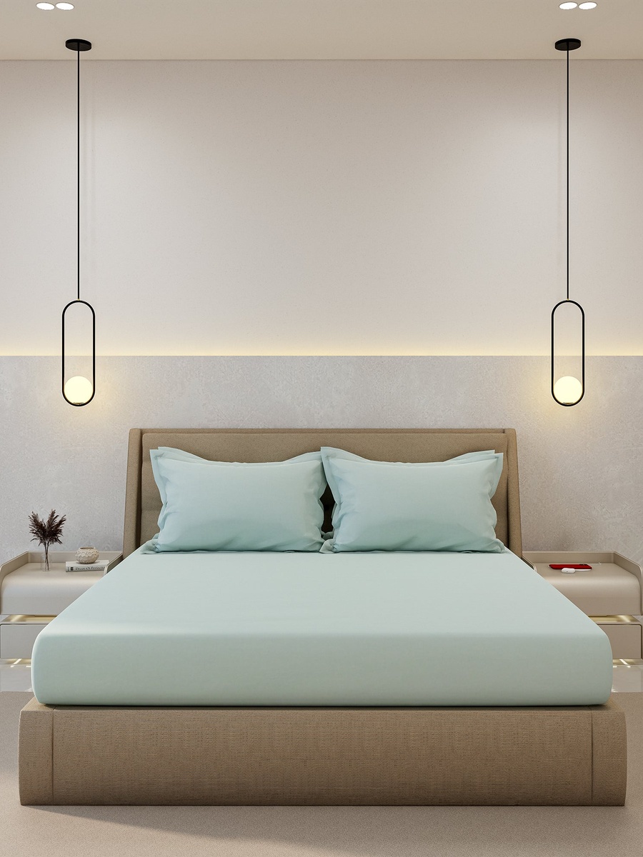 Royal Living Fitted Sheet - 200 Thread Count, 200x200x38CM