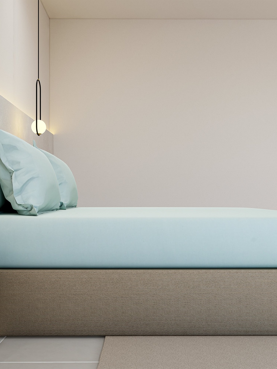 Royal Living Fitted Sheet - 200 Thread Count, 200x200x38CM