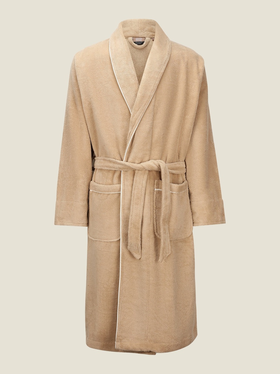 Solid Robe with Tie-Belt, XL