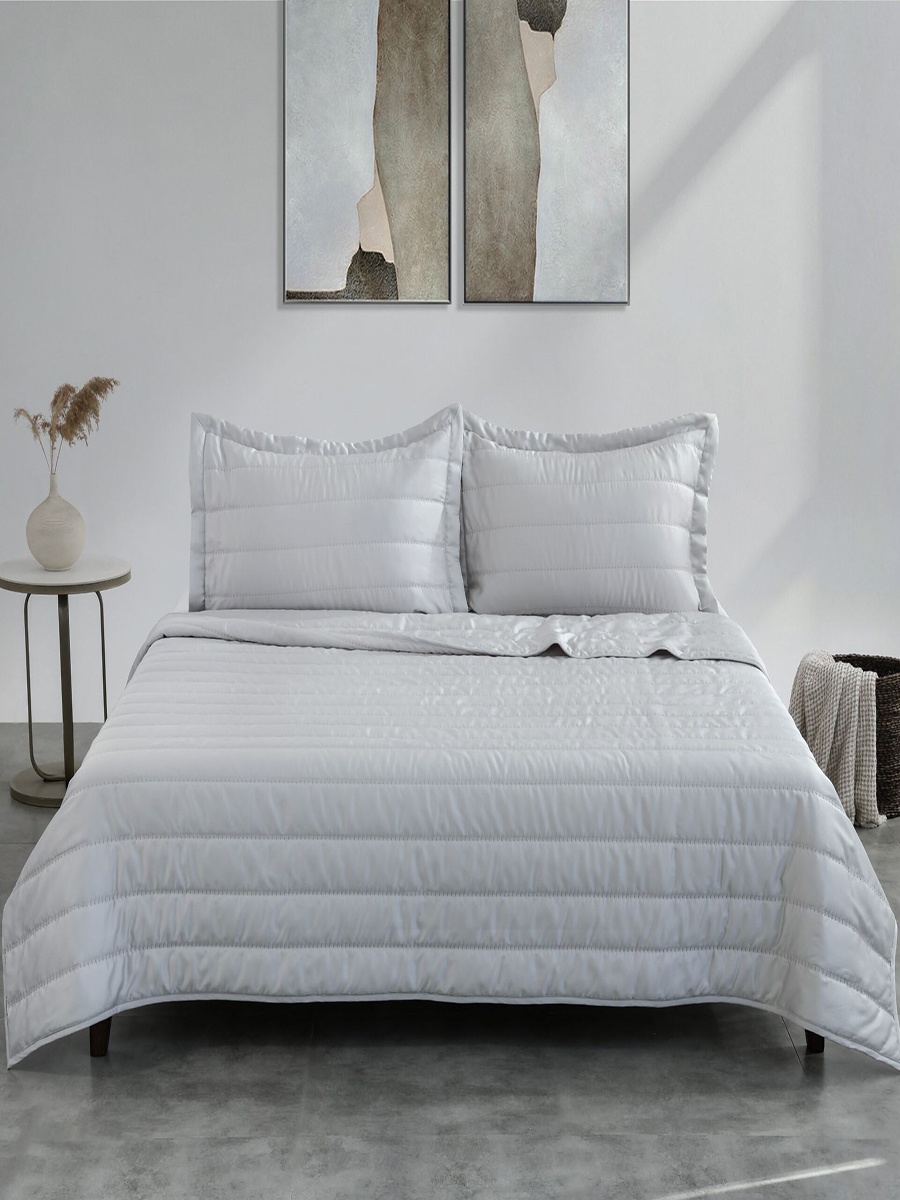 100% Tencel Embroidered Bed Spread Set, King