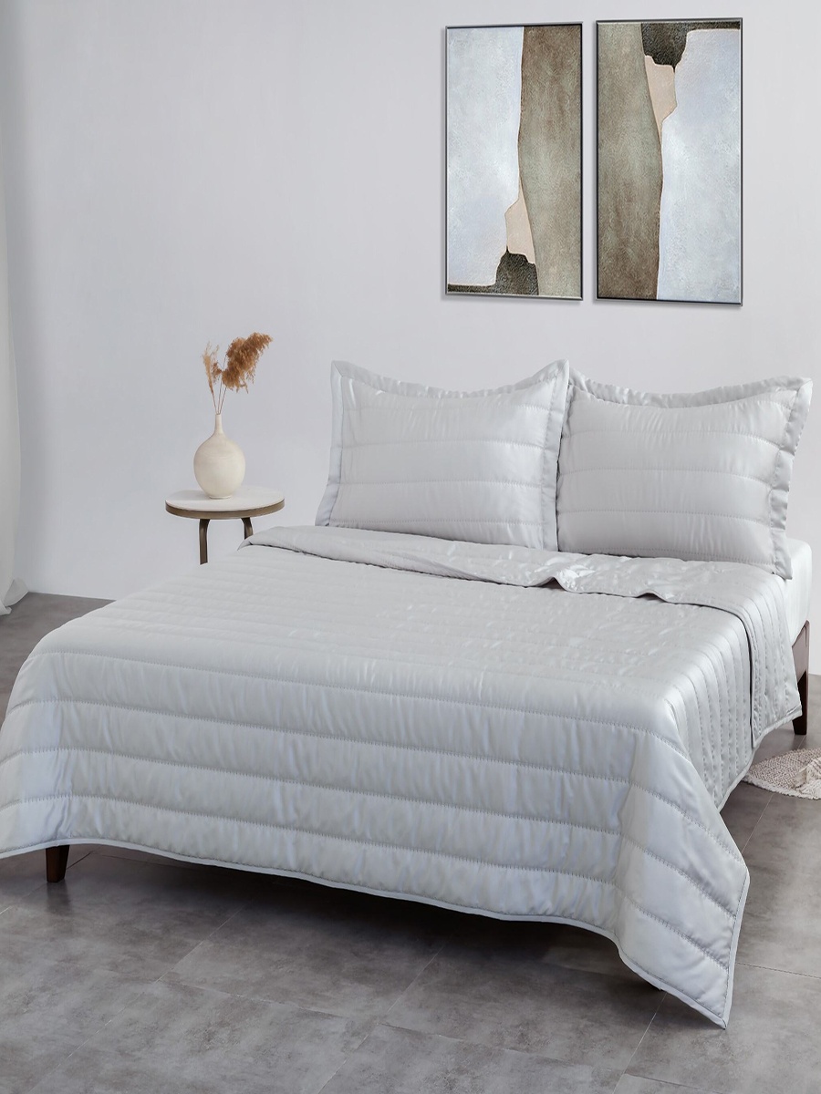 100% Tencel Embroidered Bed Spread Set, King