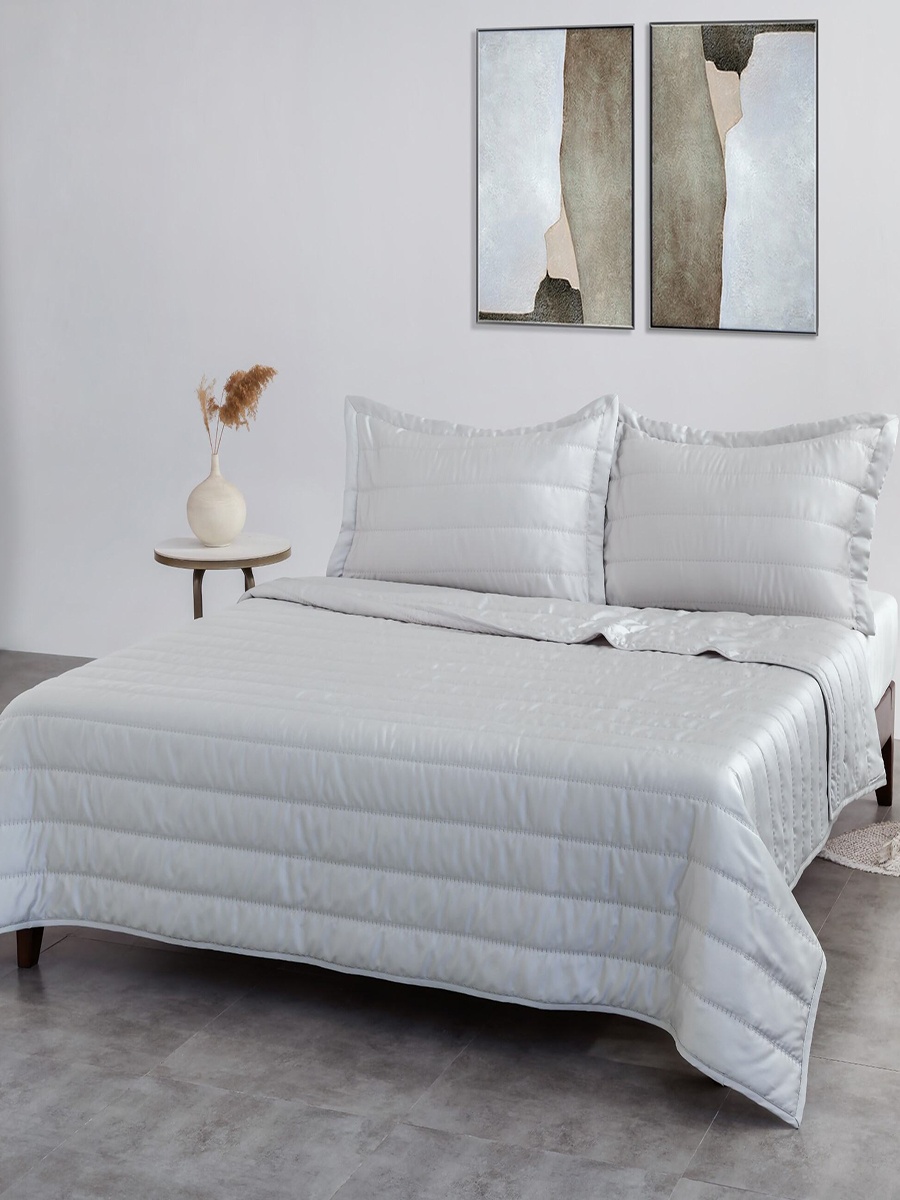 100% Tencel Embroidered Bed Spread Set, Super King