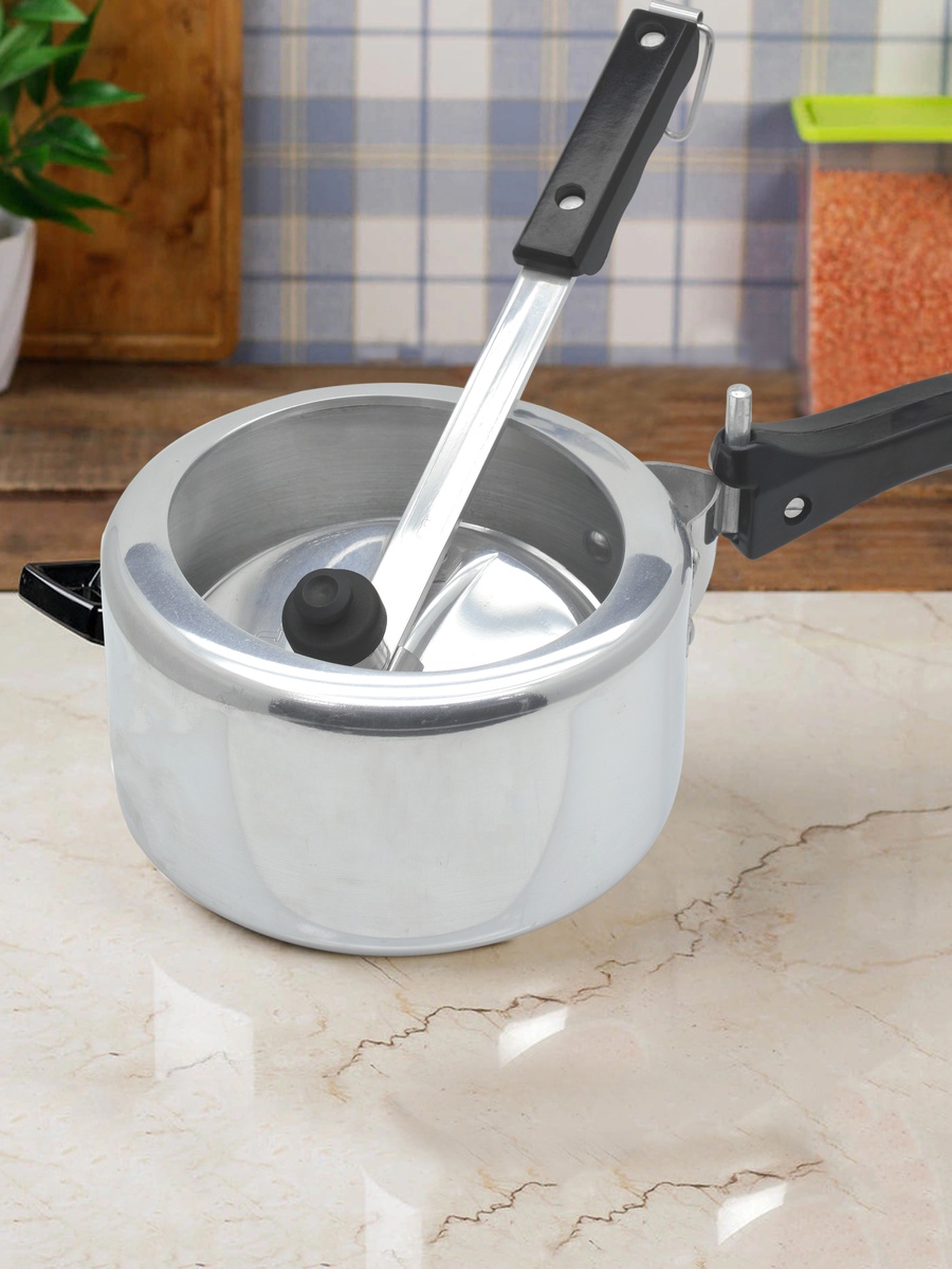 Aluminium Pressure Cooker with Inner Lid, 2Ltr