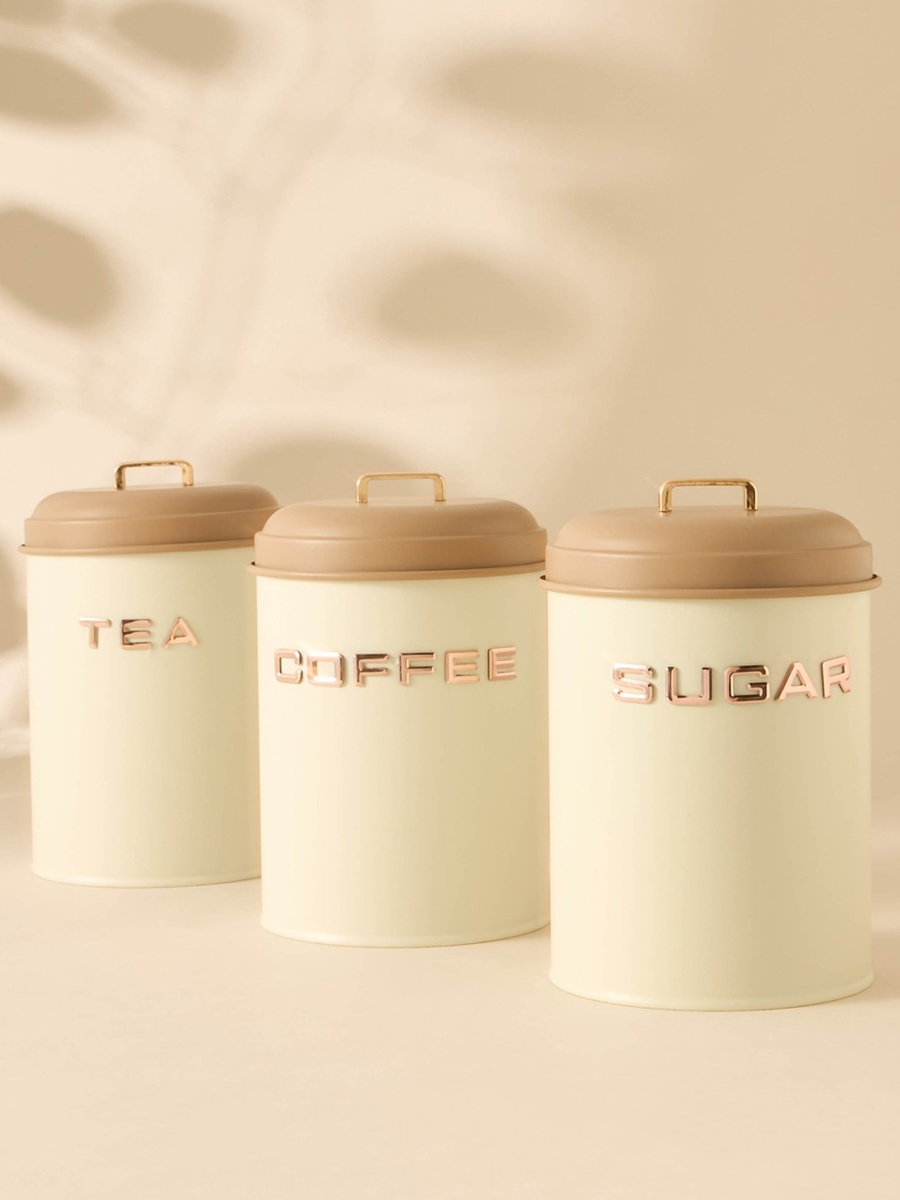 Solid Metal Canister - Set of 3