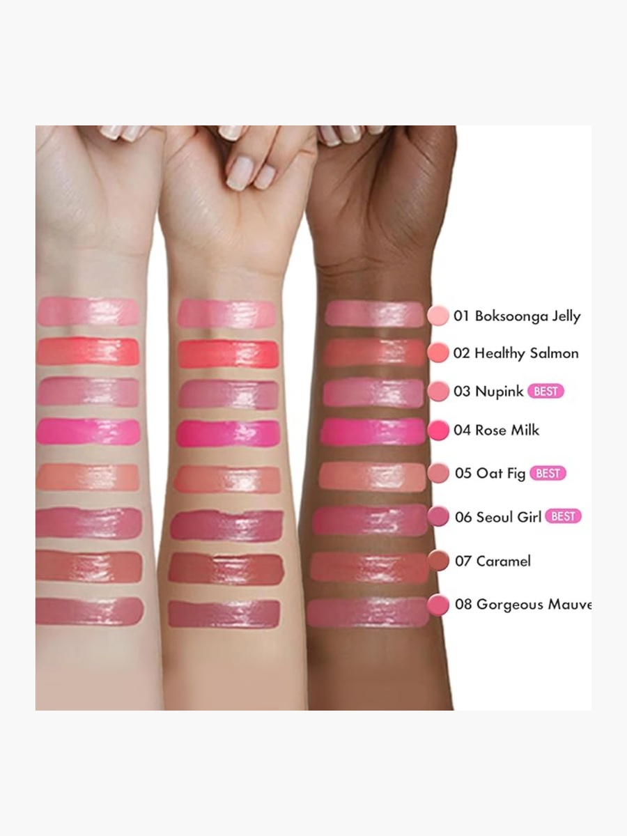 Jel-Fit Lip Tint - 08 Gorgeous Mauve