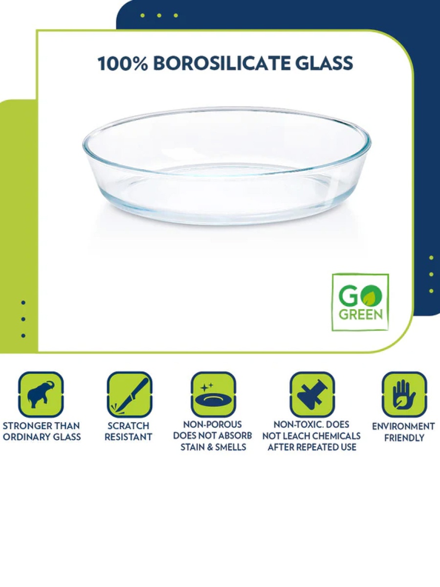 Glass Oval Baking Dish, 2.2L