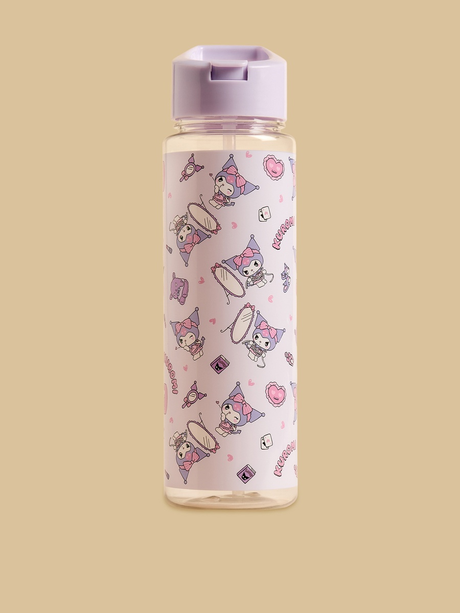 Kuromi Print Sipper Water Bottle - 700 ml
