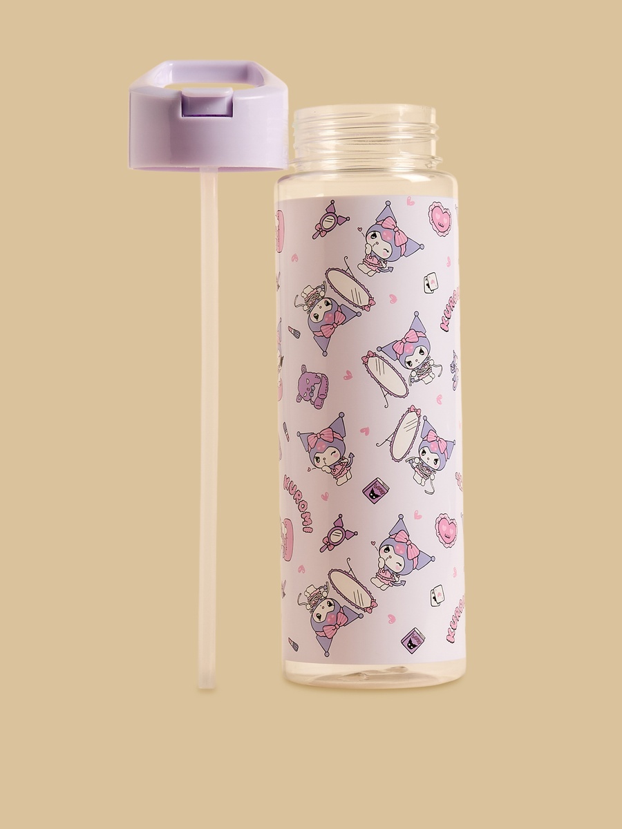Kuromi Print Sipper Water Bottle - 700 ml