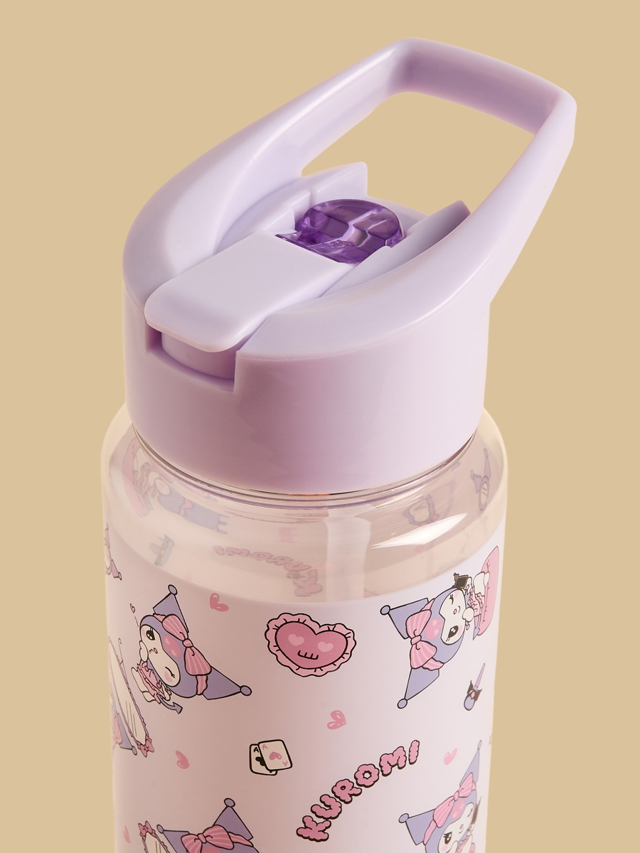 Kuromi Print Sipper Water Bottle - 700 ml