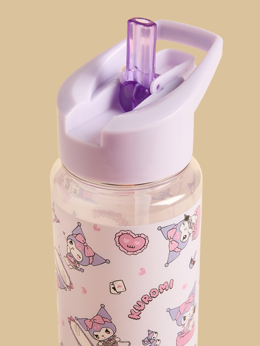 Kuromi Print Sipper Water Bottle - 700 ml