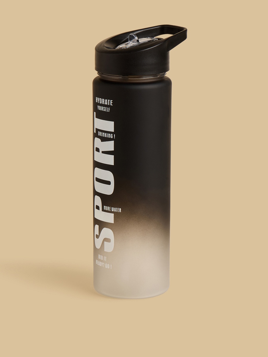 Typographic Print Water Bottle - 700 ml