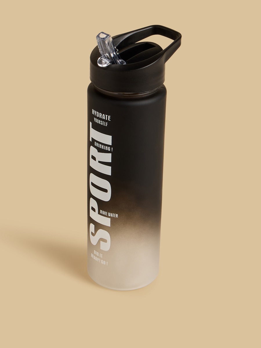 Typographic Print Water Bottle - 700 ml