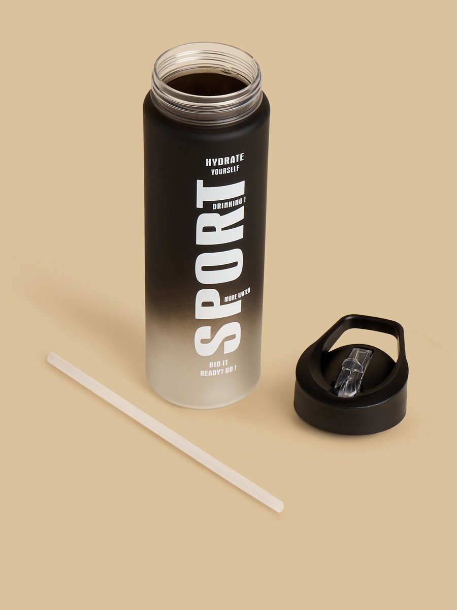 Typographic Print Water Bottle - 700 ml