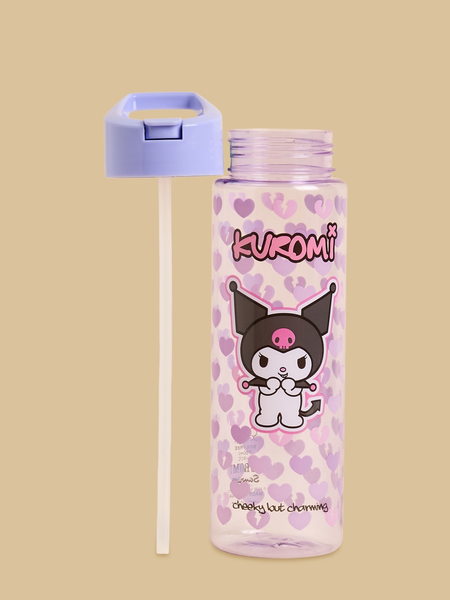 Kuromi Print Water Bottle - 700 ml
