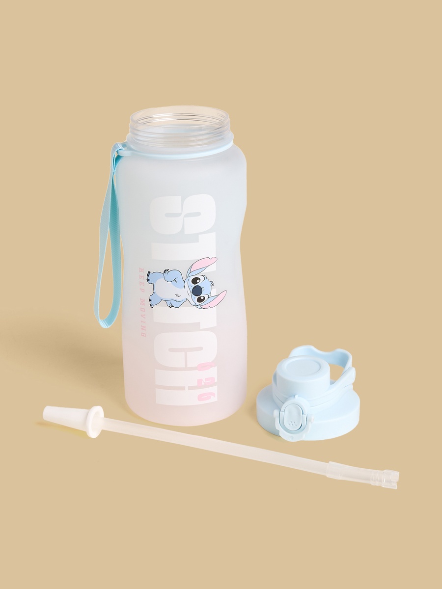 Stitch Print Sipper Water Bottle