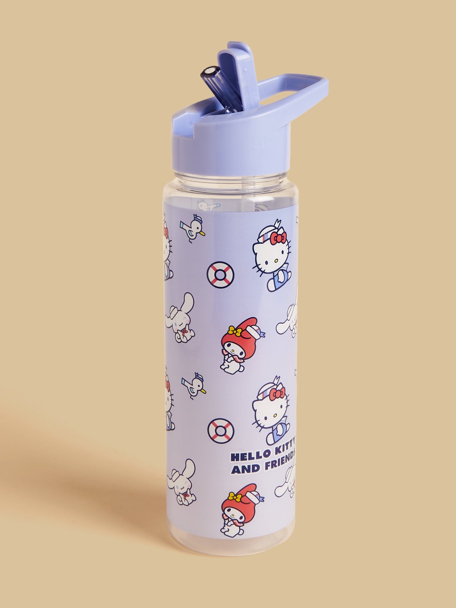 Hello Kitty and Friends Print Sipper Water Bottle - 700 ml