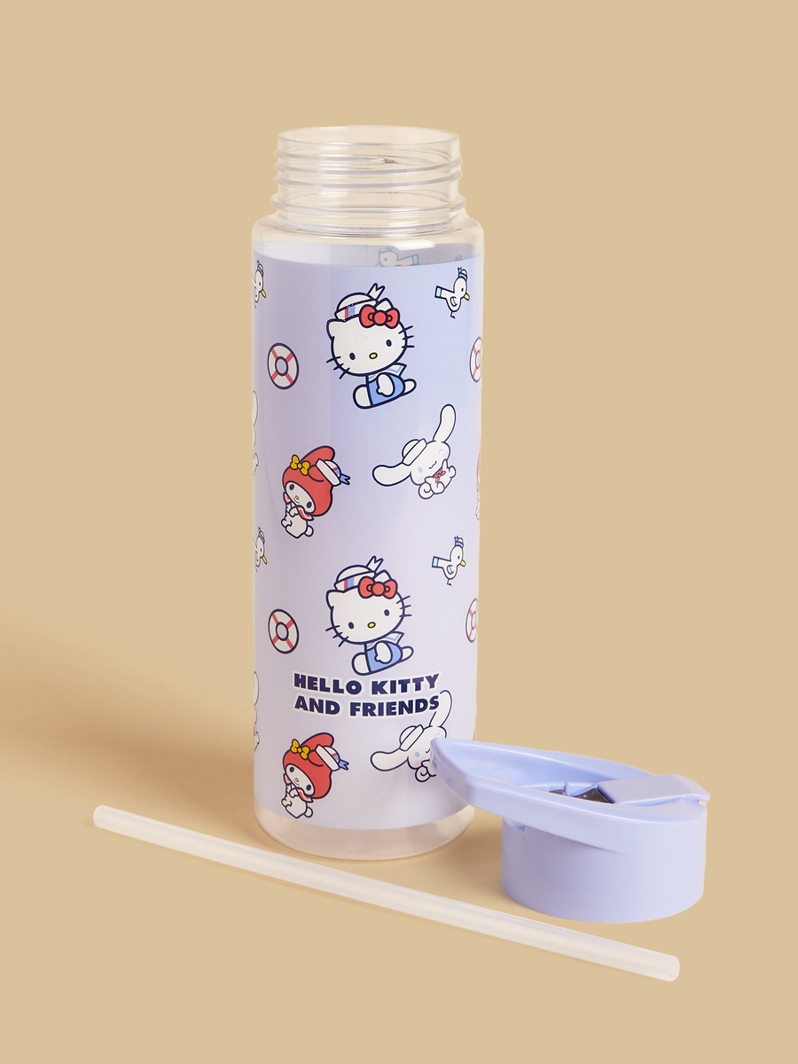 Hello Kitty and Friends Print Sipper Water Bottle - 700 ml