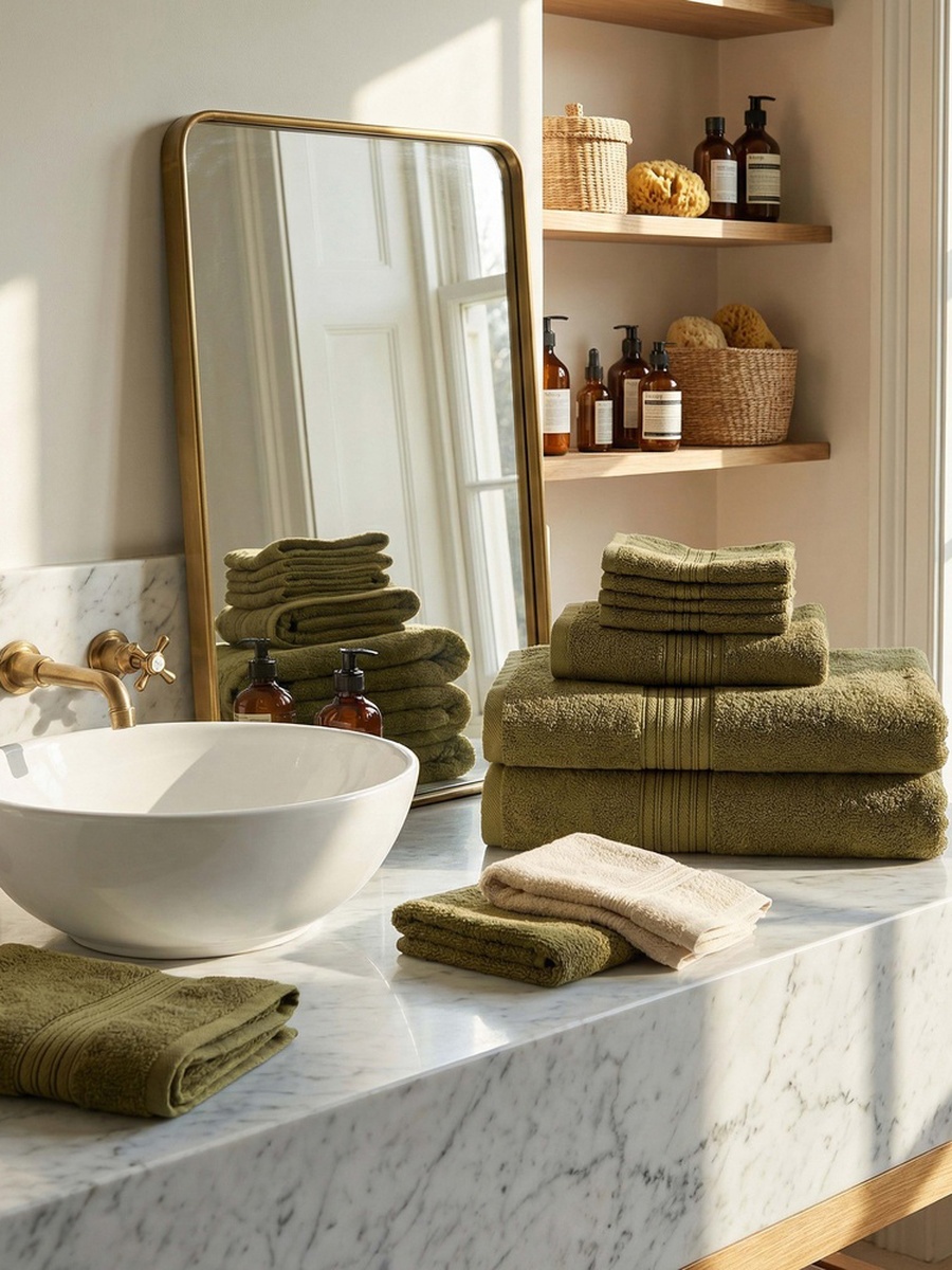 Essential Carded 4-Piece Face Towel Set - 30x30 cm