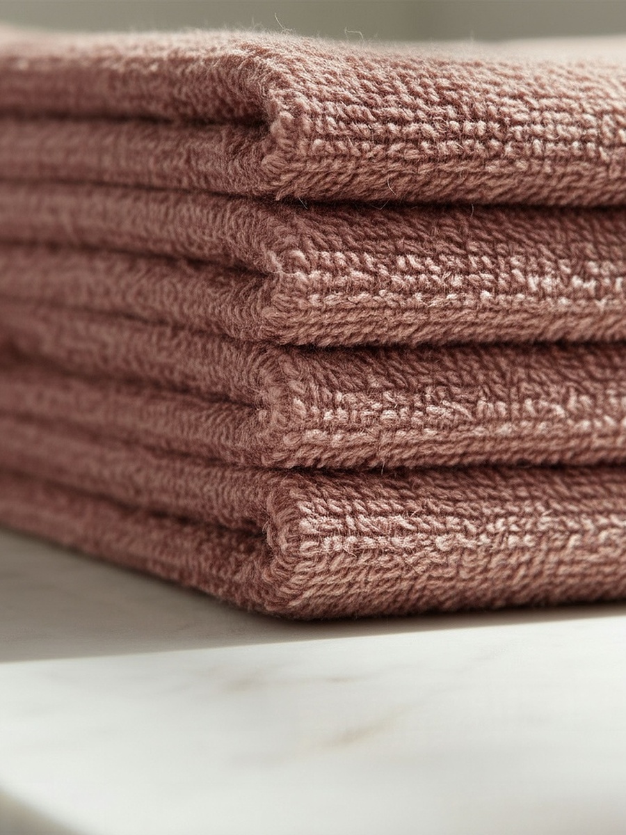 Essential Carded 4-Piece Face Towel Set - 30x30 cm