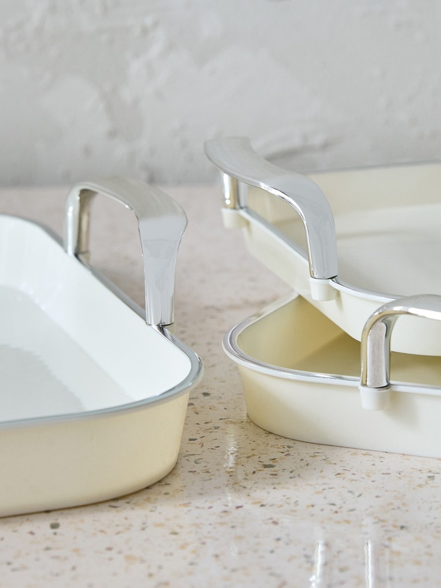 Orion Rectangular Tray with Handle - Set of 3