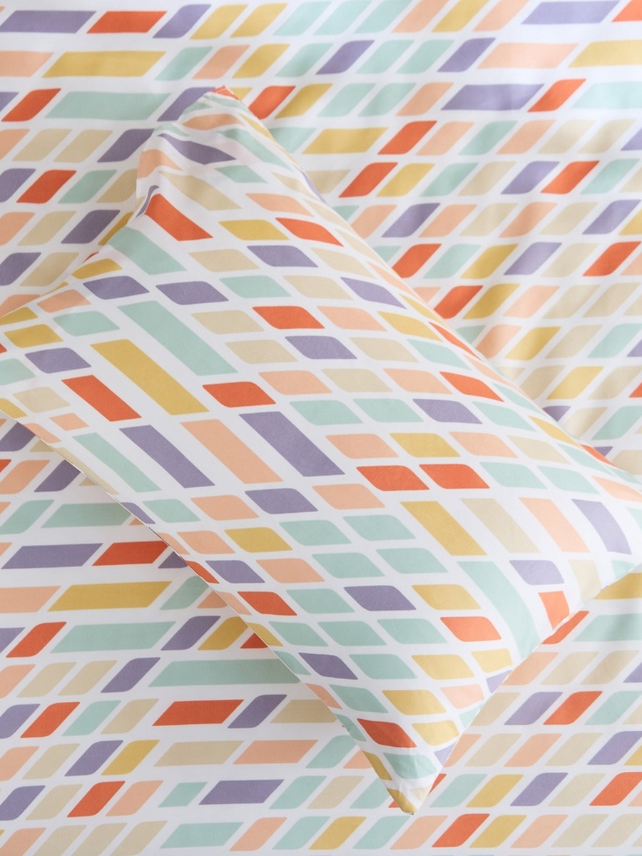 Nora 2-Piece Prism Microfibre Single Flat Sheet Set - 160x240 cm